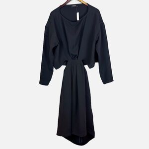 Rachel Comey | Black Dress with Side Cut Outs, 10 NWT